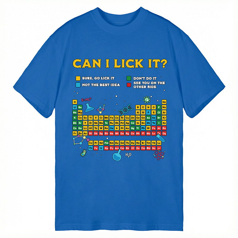 Modecanvas Periodic Table DTG Printing Classic T-Shirt-modecanvas