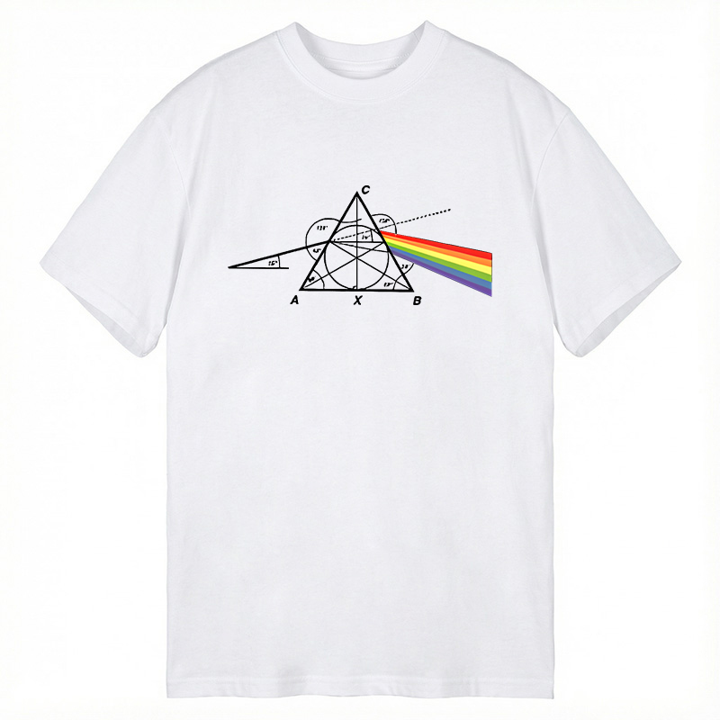 Modecanvas Optical Deconstruction DTG Printing Classic T-Shirt-modecanvas