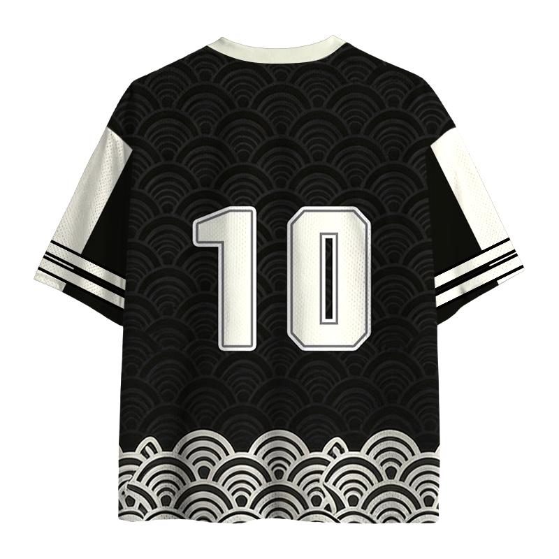 Modecanvas Japan Fish Market Mesh Jersey-modecanvas