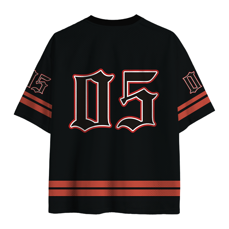 Modecanvas Crab Meme Mesh Jersey-modecanvas