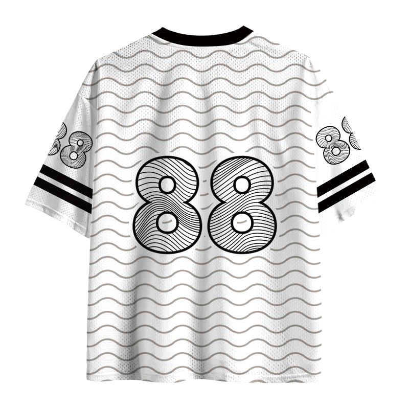 Modecanvas Yin Yarn Cat Mesh Jersey-modecanvas