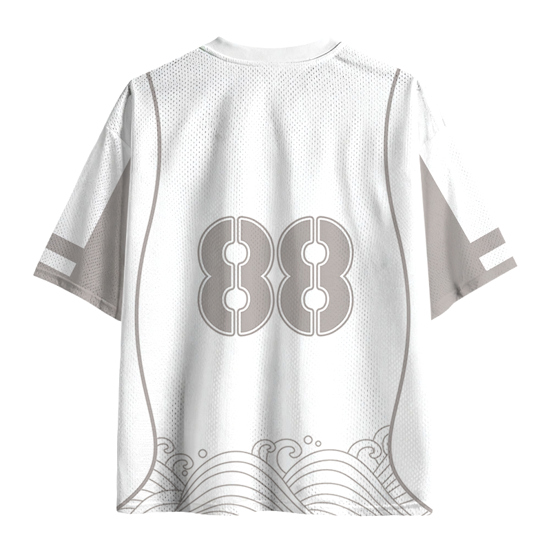 Modecanvas Skin & Bones Cat Mesh Jersey-modecanvas