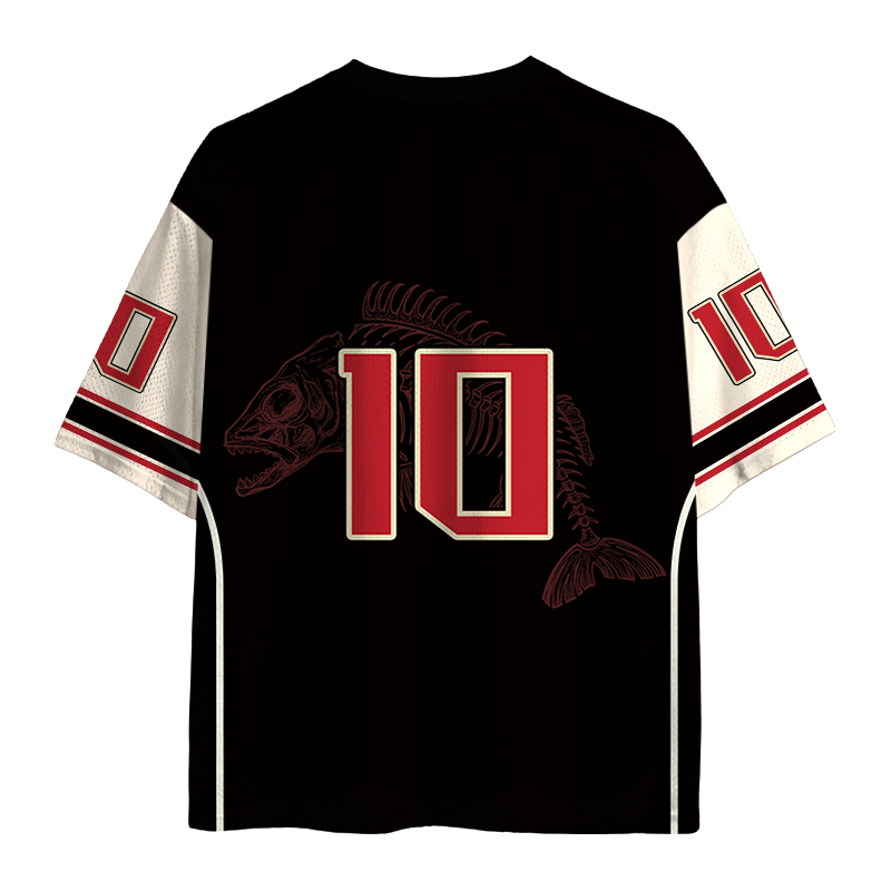 Modecanvas Tsukiji Fish Market Mesh Jersey-modecanvas