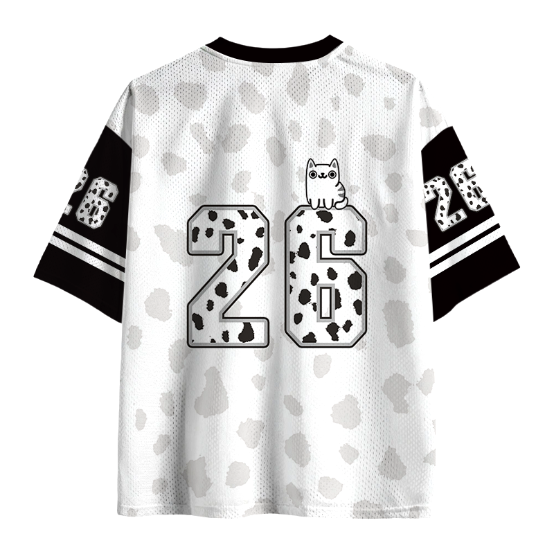 Modecanvas Cats And Humans Mesh Jersey-modecanvas