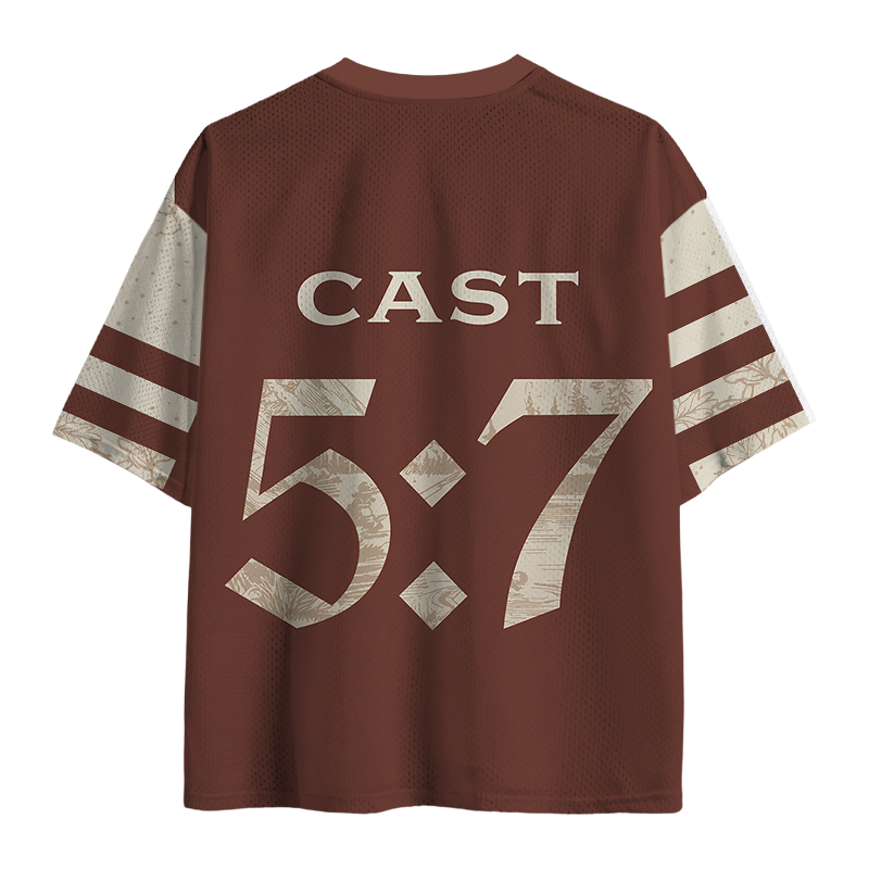 Modecanvas Cast All Your Cares On The Lord Mesh Jersey-modecanvas