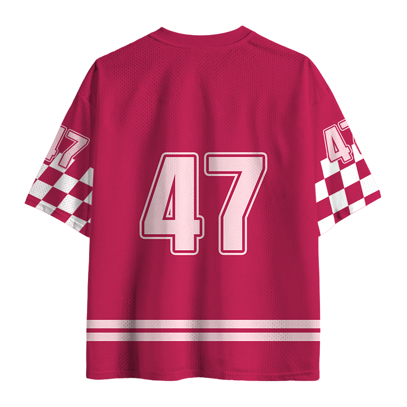 Modecanvas Born To Dilly Dally Mesh Jersey-modecanvas