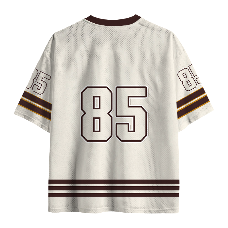 Modecanvas Thinking Cat Mesh Jersey-modecanvas
