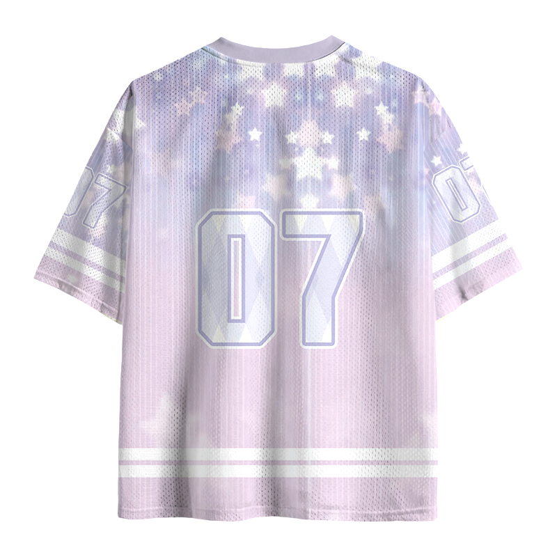 Modecanvas Lesbians Eat What?! Funny Mesh Jersey-modecanvas