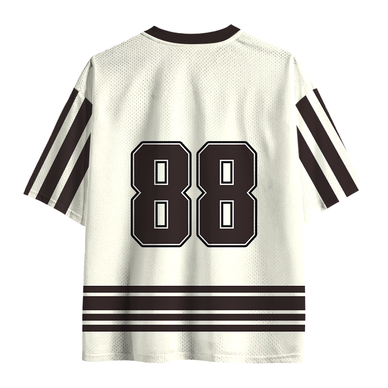 Modecanvas Cigarette Kitten Funny Smoking Cat Meme Mesh Jersey-modecanvas