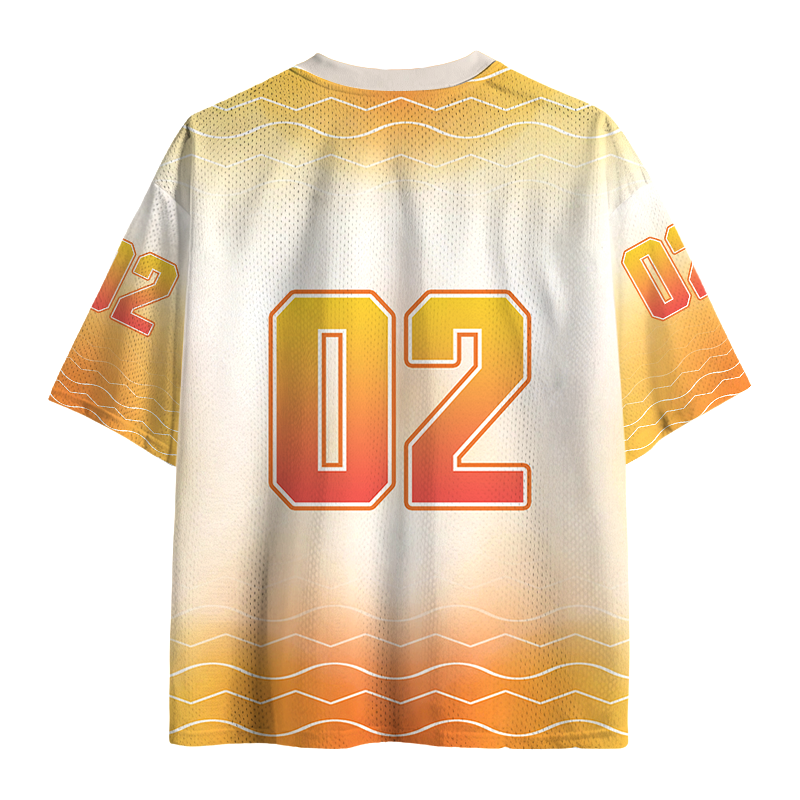 Modecanvas Fish Looking For Son Mesh Jersey-modecanvas
