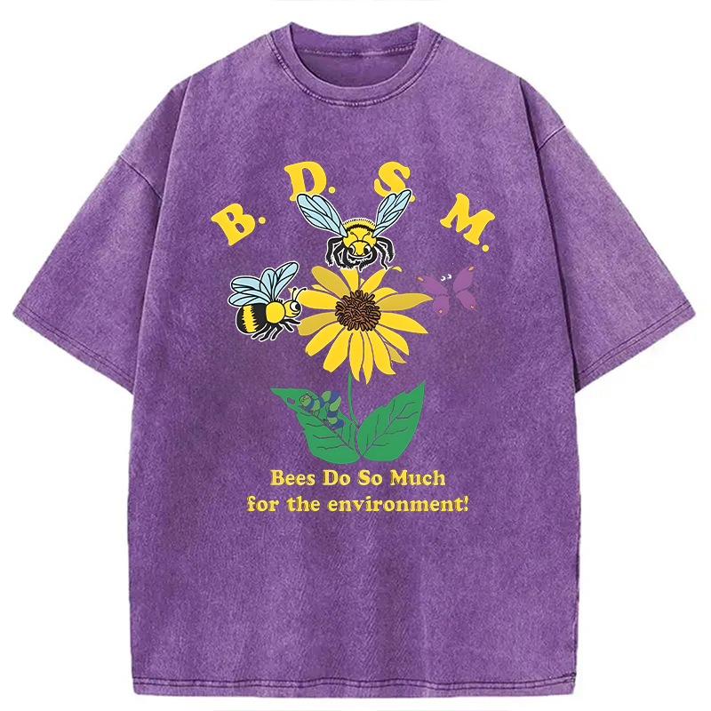 Modecanvas BDSM DTG Printing Washed T-Shirt-modecanvas
