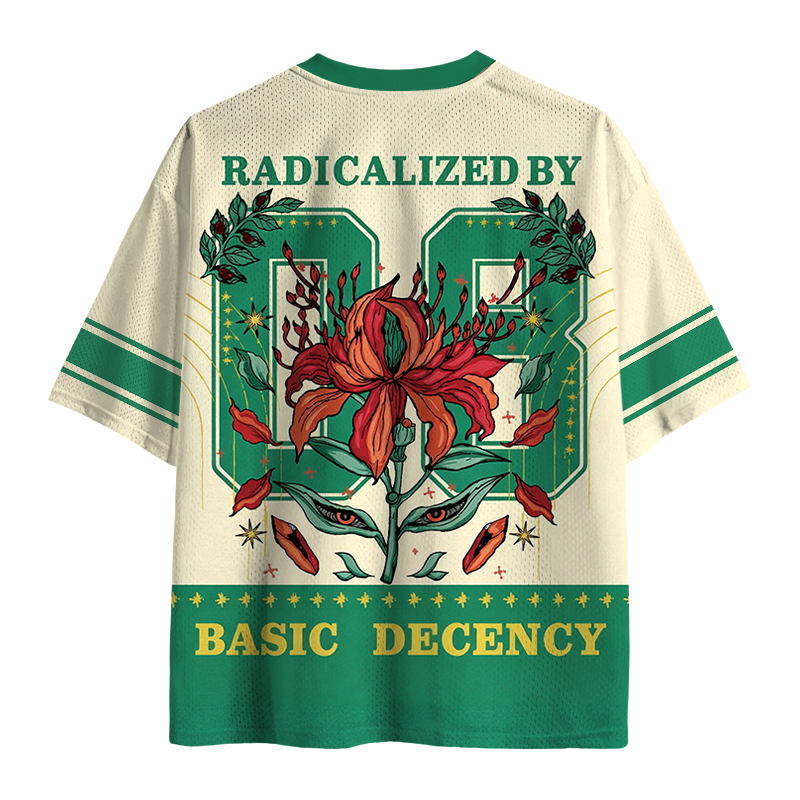 Modecanvas Radicalized By Basic Decency Mesh Jersey-modecanvas