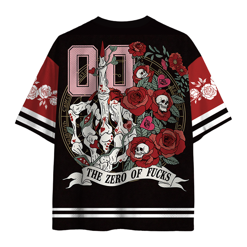 Modecanvas The Zero Of Fucks Mesh Jersey-modecanvas