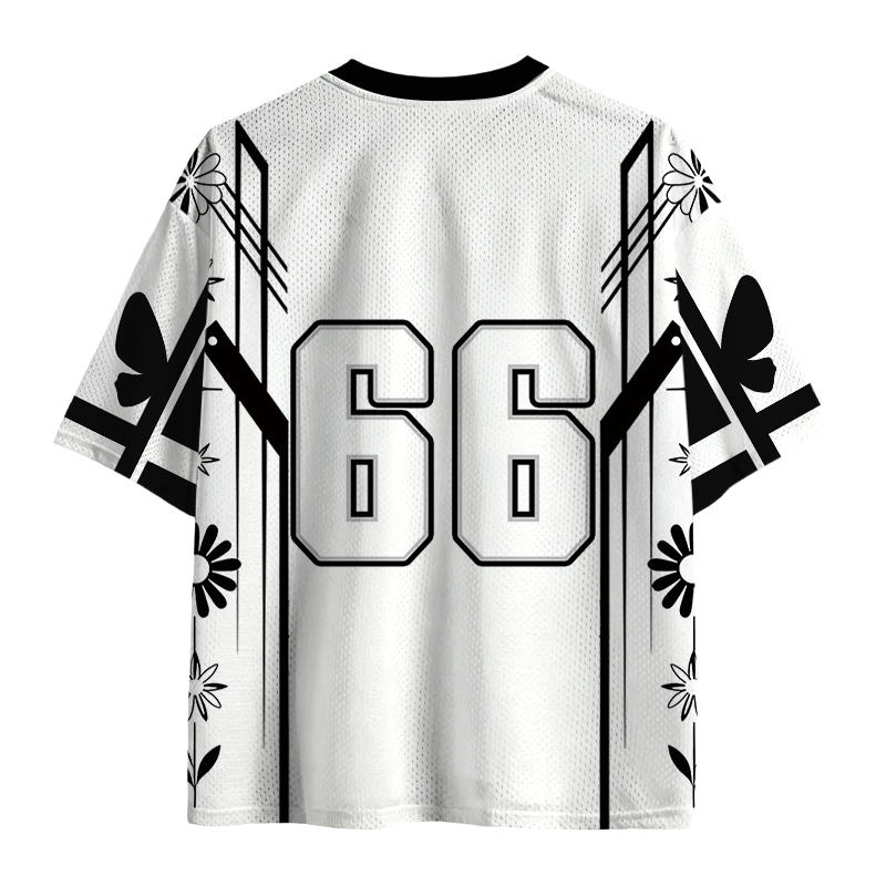 Modecanvas Sacred Eye Binary Gate Mesh Jersey-modecanvas