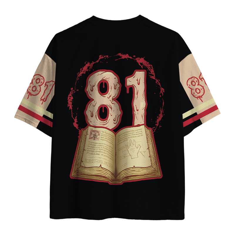 Modecanvas Open up New Worlds Read a Book Mesh Jersey-modecanvas