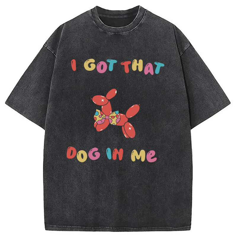 Modecanvas Clowncore Meme DTG Printing Washed T-Shirt