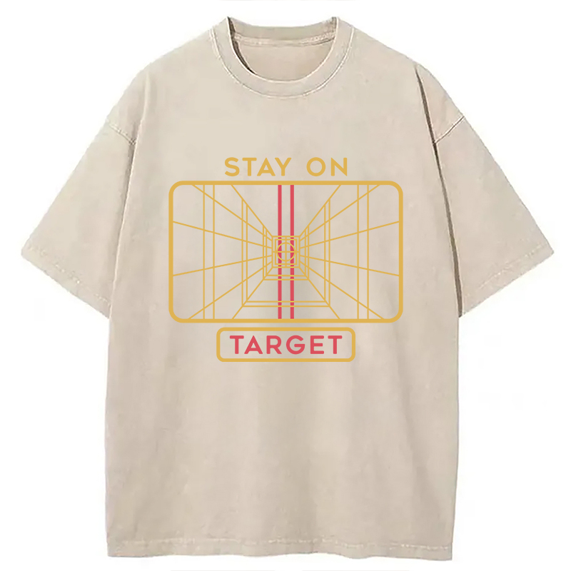 Modecanvas Stay On Target DTG Printing Washed T-Shirt