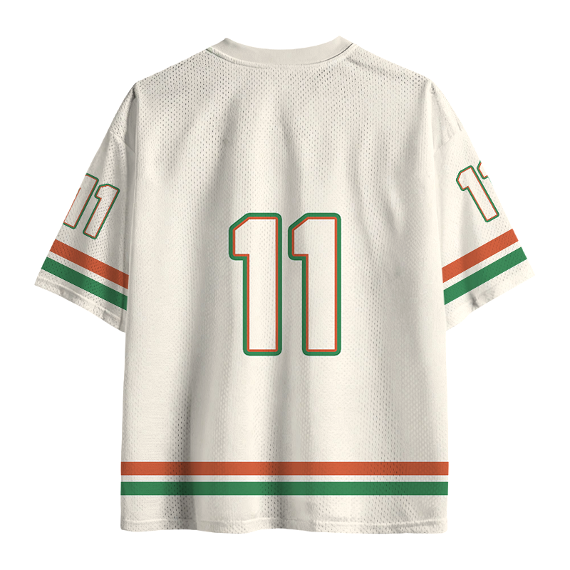 Modecanvas Cement Cat Mesh Jersey-modecanvas