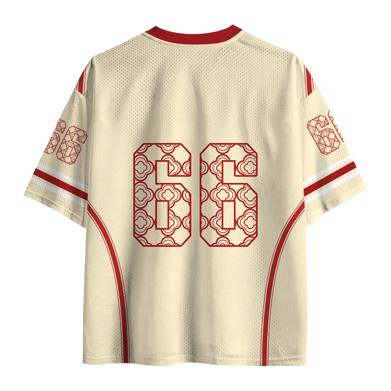 Modecanvas Funny Crab Rangoo Meme Mesh Jersey-modecanvas
