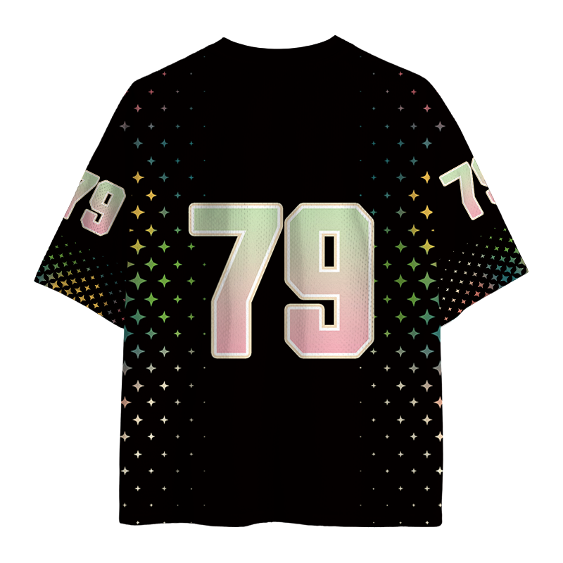 Modecanvas Trippy Mushroom Mesh Jersey-modecanvas