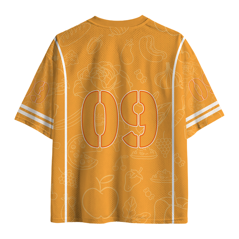 Modecanvas Crab Rangoon Funny Meme Mesh Jersey-modecanvas
