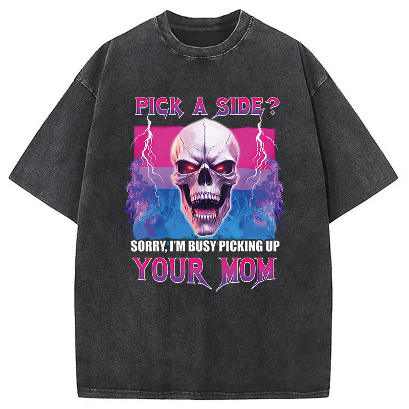 Modecanvas Pick A Side? DTG Printing Washed T-Shirt