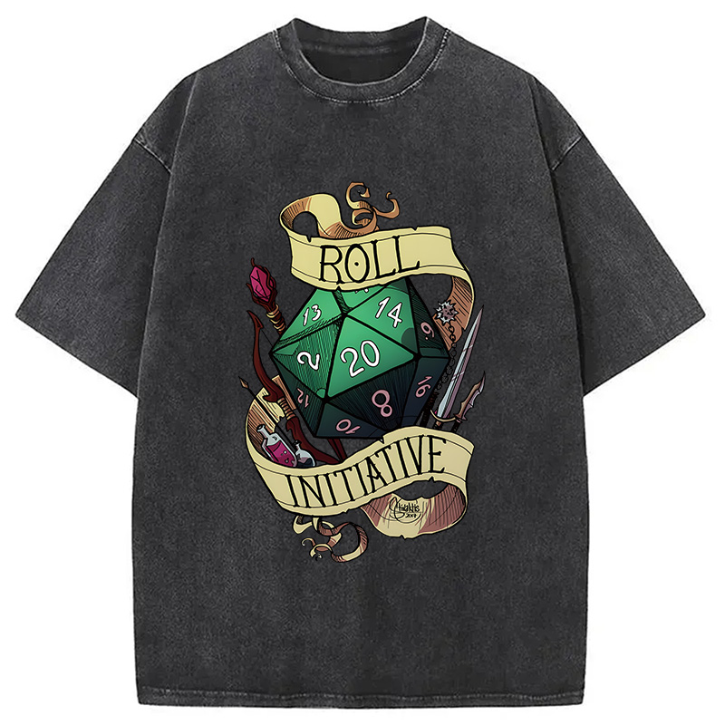 Modecanvas Roll Initiative DTG Printing Washed T-Shirt