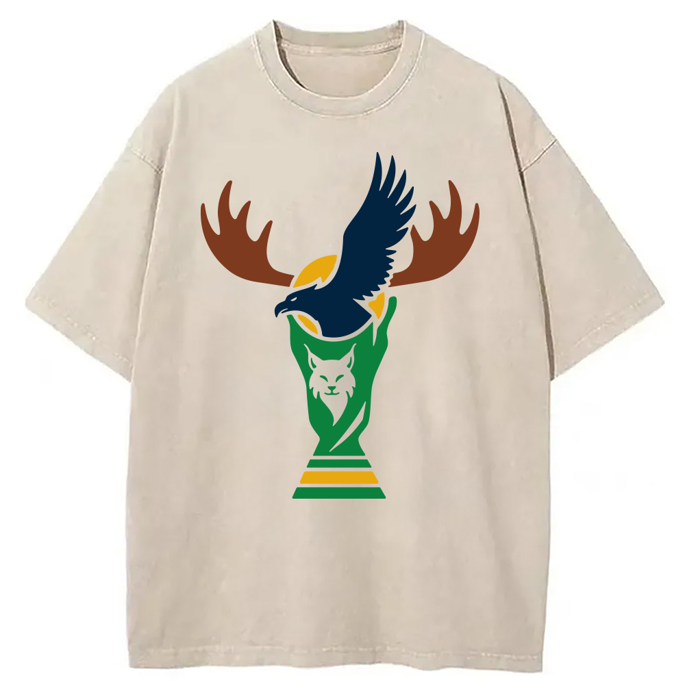 Modecanvas World Cup Peak Competition Legacy DTG Printing Washed T-Shirt