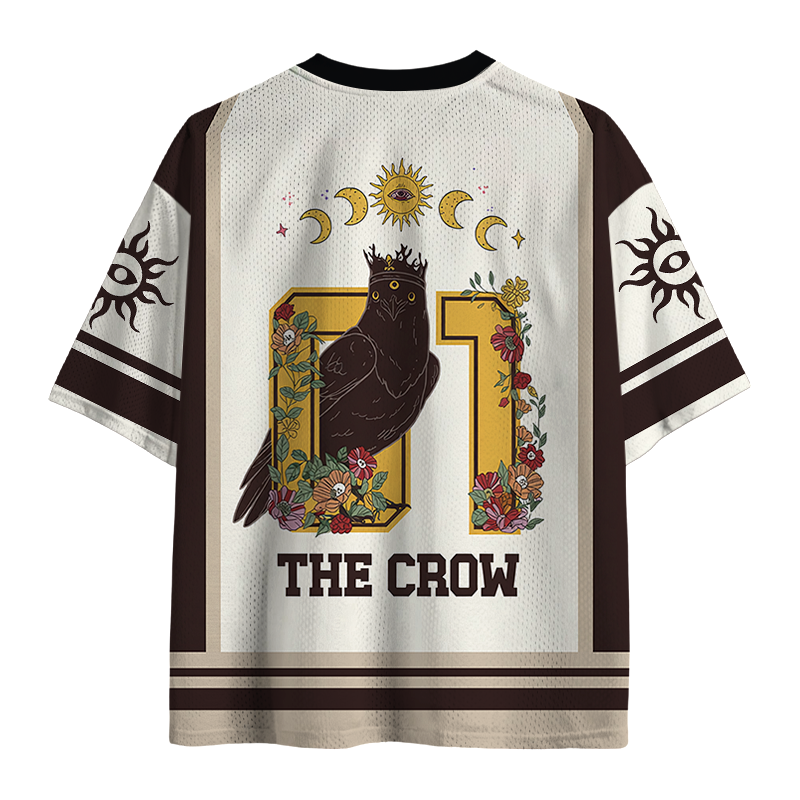 Modecanvas The Crow Mesh Jersey-modecanvas