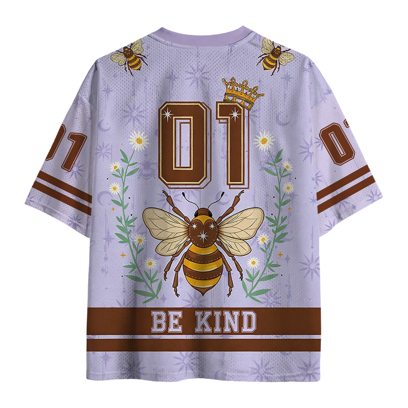 Modecanvas Bee Kingdom Be Kind Mesh Jersey-modecanvas