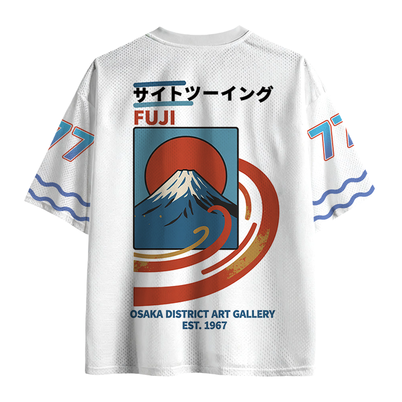 Modecanvas Mount Fuji Mesh Jersey-modecanvas