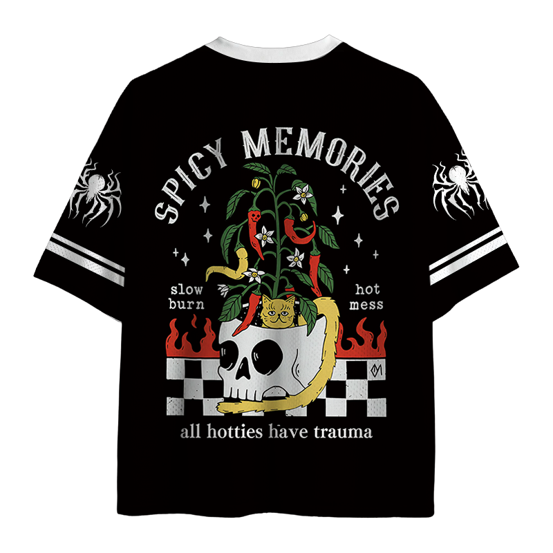 Modecanvas Spicy Memories Mesh Jersey-modecanvas