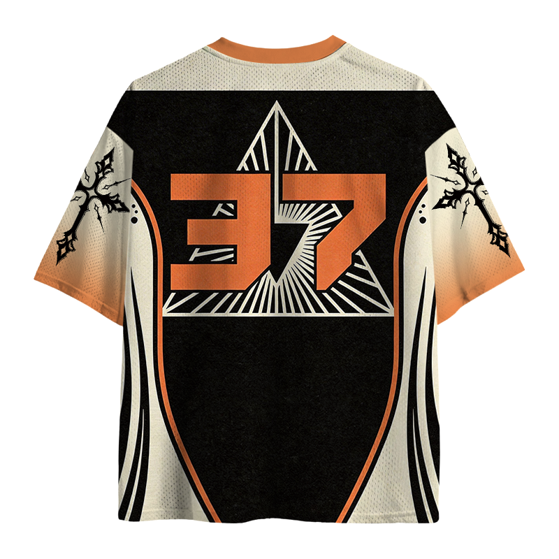 Modecanvas Mystic Mushroom Vibes Mesh Jersey-modecanvas
