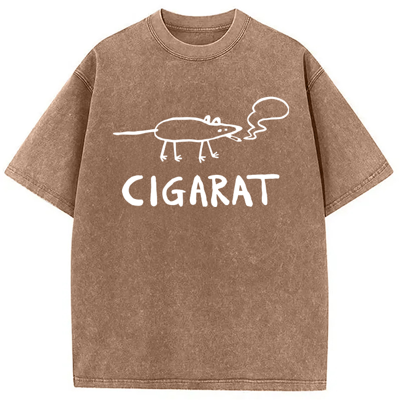 Modecanvas CIGARAT DTG Printing Washed T-Shirt