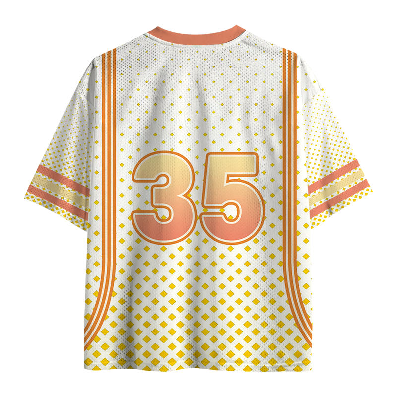 Modecanvas I Love Lesbian Food Mesh Jersey-modecanvas