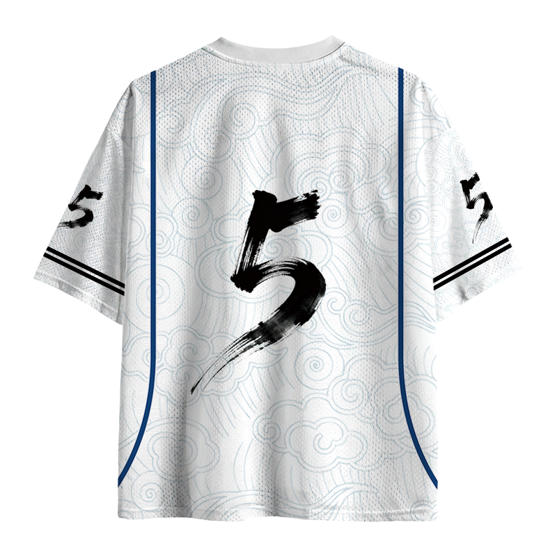 Modecanvas Who The Fvck Is Alice Funny Rabbit Smoking Mesh Jersey-modecanvas