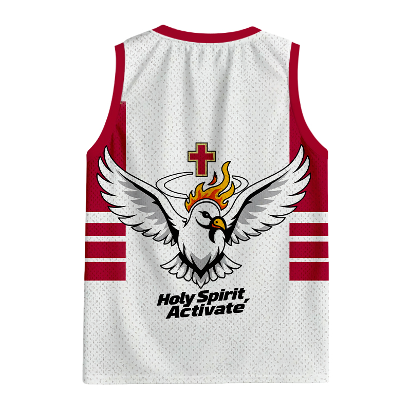 Modecanvas Holy Spirit Activate Christian Jersey Tank