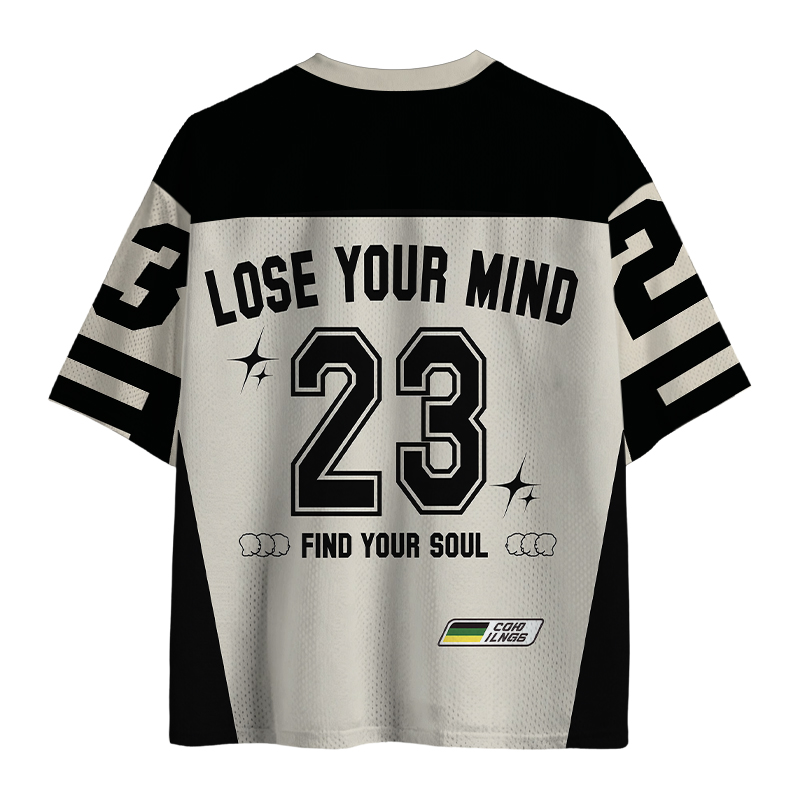 Modecanvas Lose Mind Mesh Jersey-modecanvas