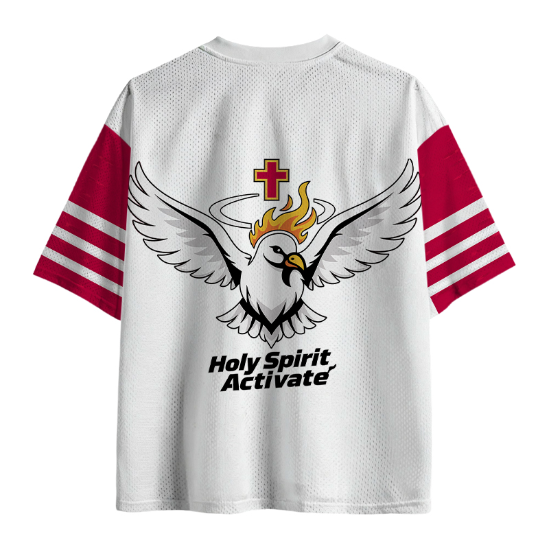 Modecanvas Holy Spirit Activate Christian Mesh Jersey-modecanvas
