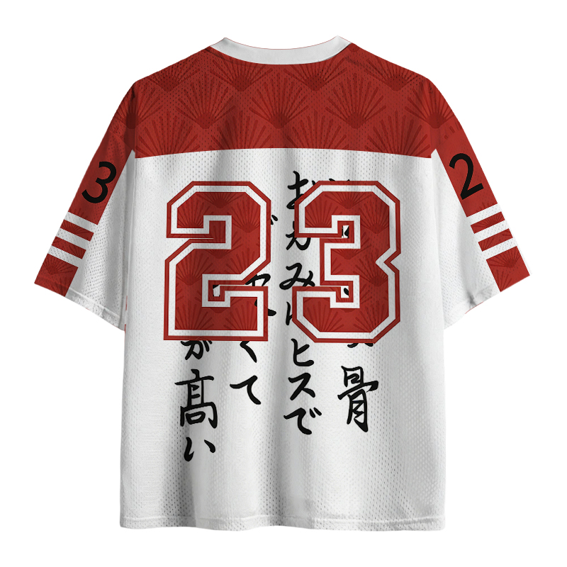 Modecanvas Japanese Octopus Mesh Jersey-modecanvas