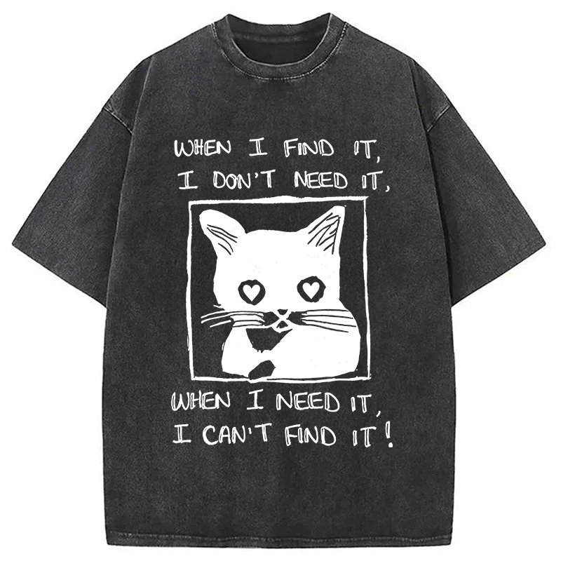 Modecanvas Life Rules DTG Printing Washed T-Shirt
