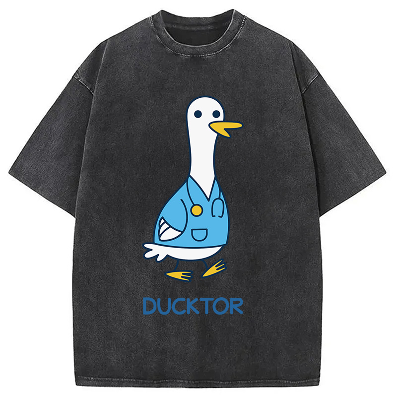 Modecanvas Ducktor DTG Printing Washed T-Shirt