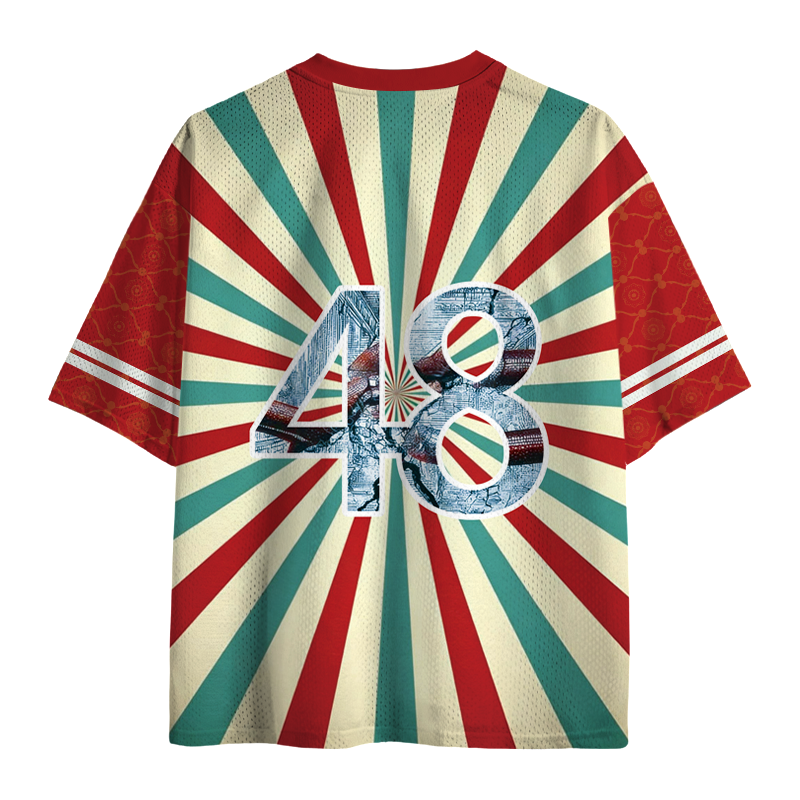 Modecanvas Fish And Chips Mesh Jersey-modecanvas