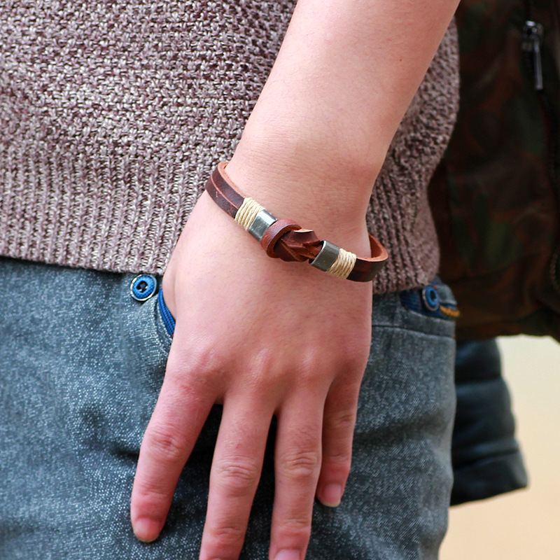 Modecanvas Rope-knot Braided Bracelet-modecanvas