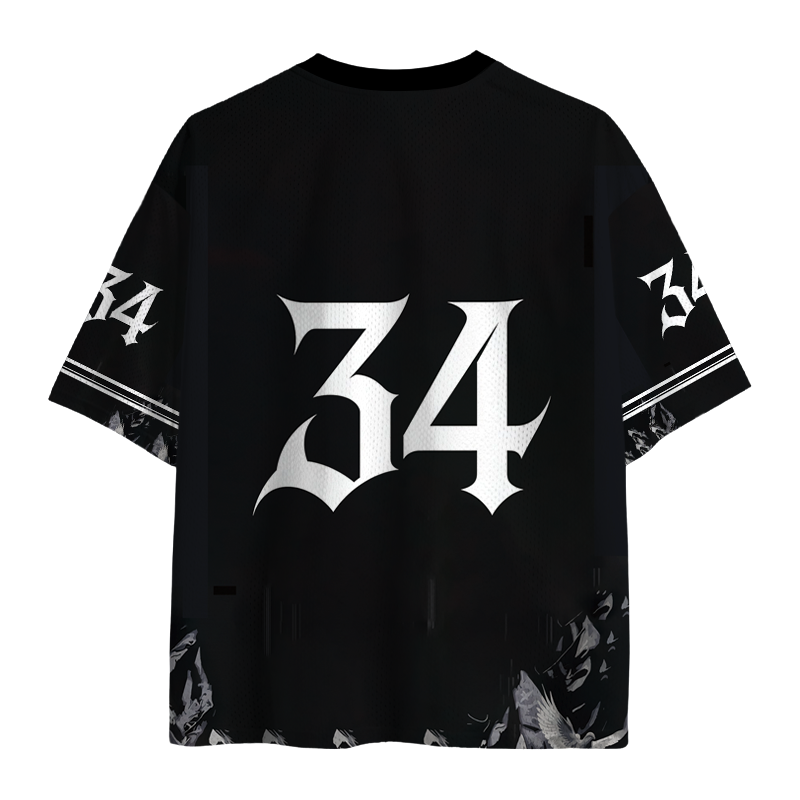 Modecanvas Street Life Mesh Jersey-modecanvas