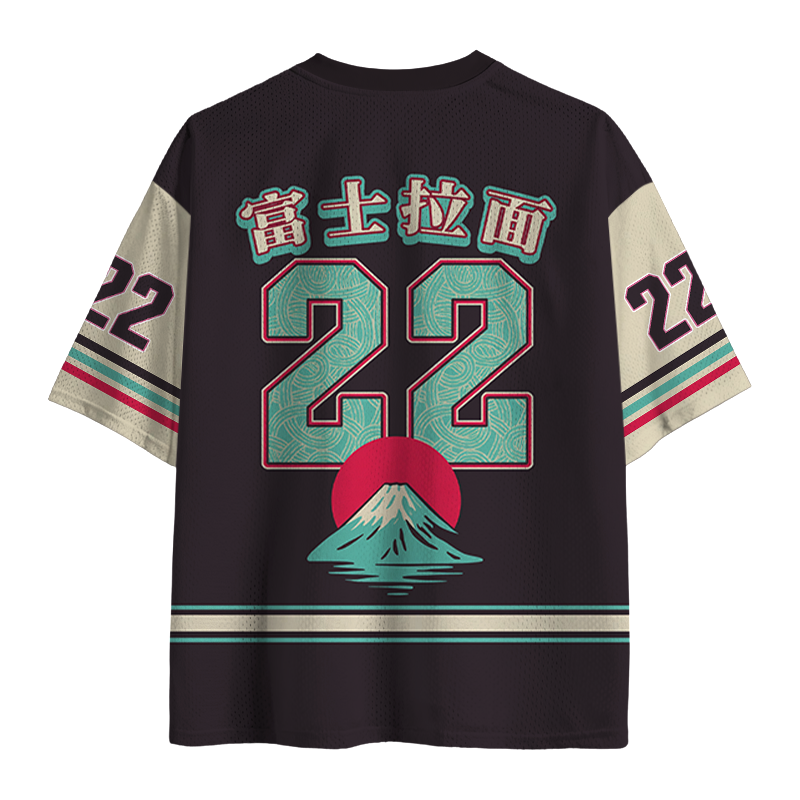 Modecanvas Please Give Raccoon A Discount Mesh Jersey-modecanvas