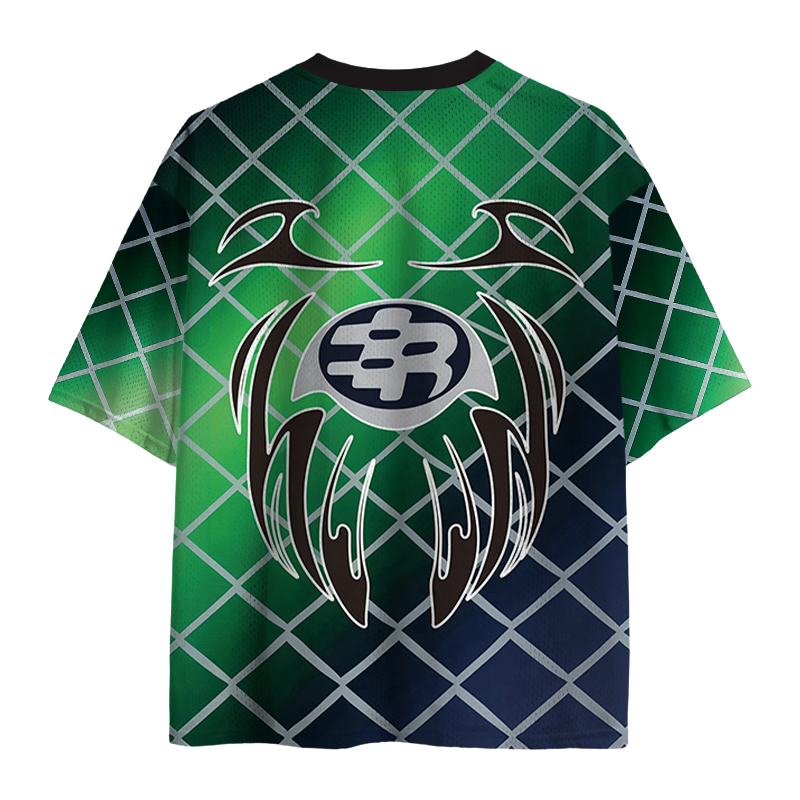 Modecanvas Smoke Rise Mesh Jersey-modecanvas