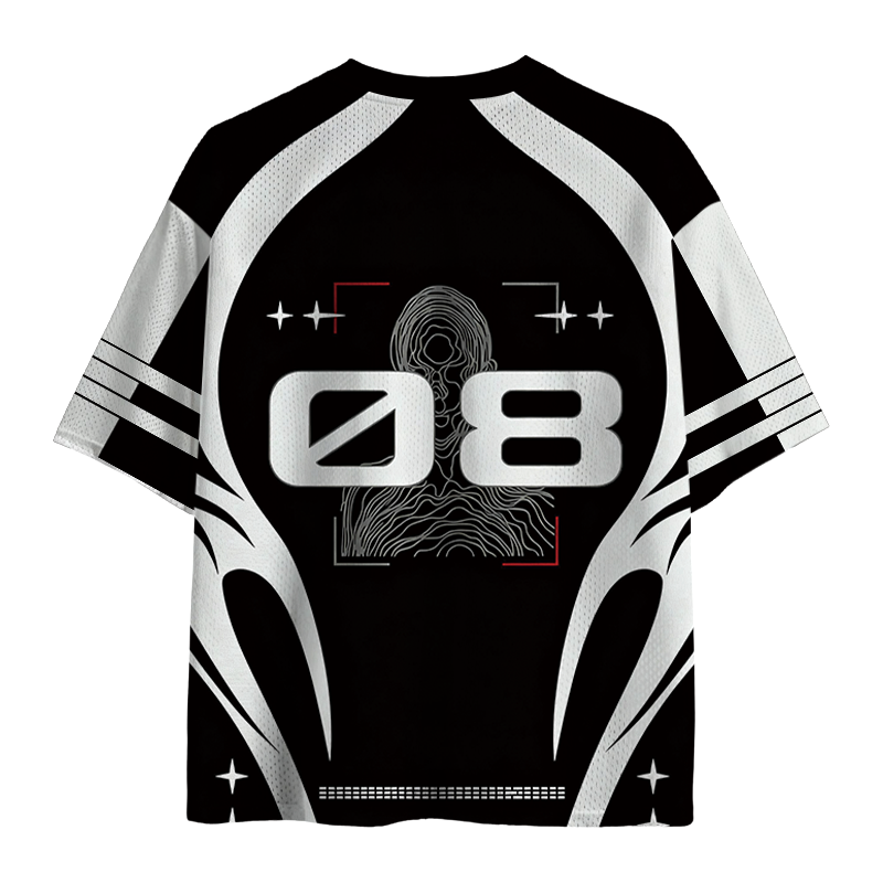 Modecanvas LIVE NOW Virtual Hand Cyber Mesh Jersey-modecanvas