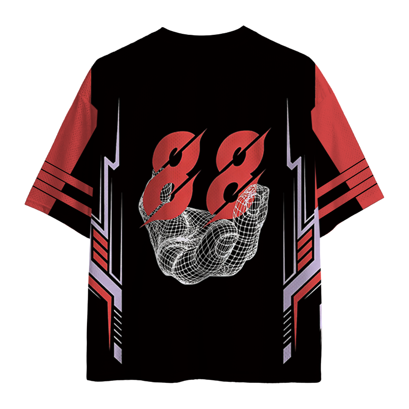 Modecanvas OVERTHINKING Total Meltdown Mesh Jersey-modecanvas