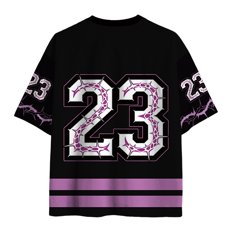 Modecanvas Love Hurts Funny Praying Mantis Mesh Jersey-modecanvas